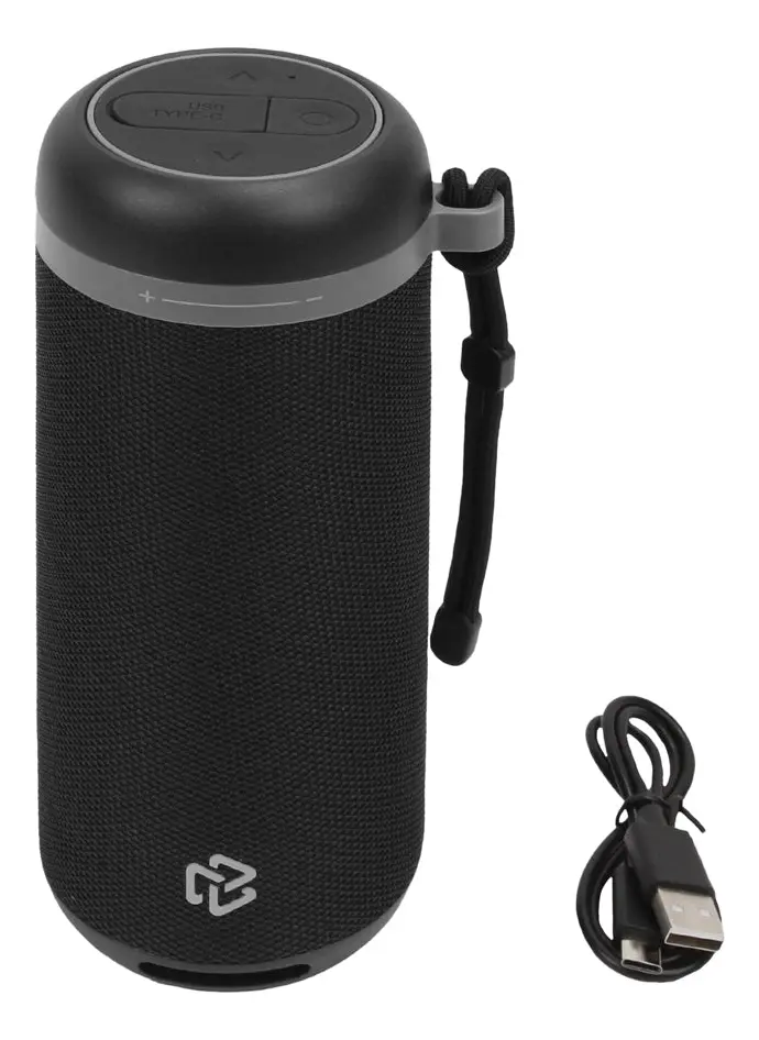 Rise Bocina Inalámbrica Portátil con Luz Led Rgb Negro — imagen 3