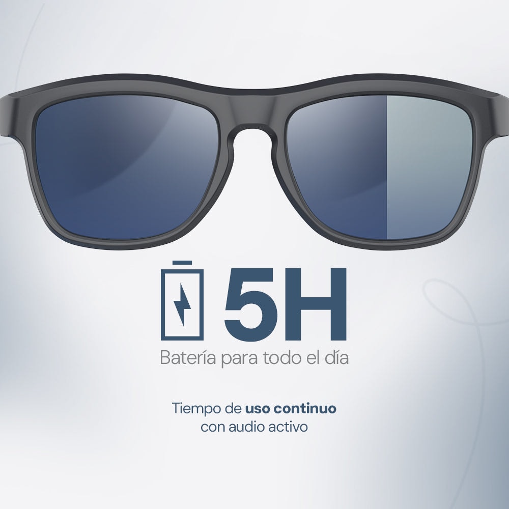 Lentes de Sol con Audio Lennz Plus Audio Glasses STF 5Hrs Uso Protección UV400 — imagen 4