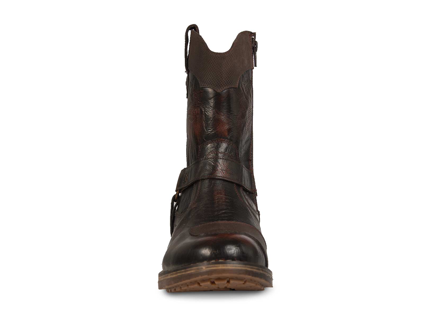 Bota hombre biker motociclista vaquera choper WKL 89740 Café — imagen 12