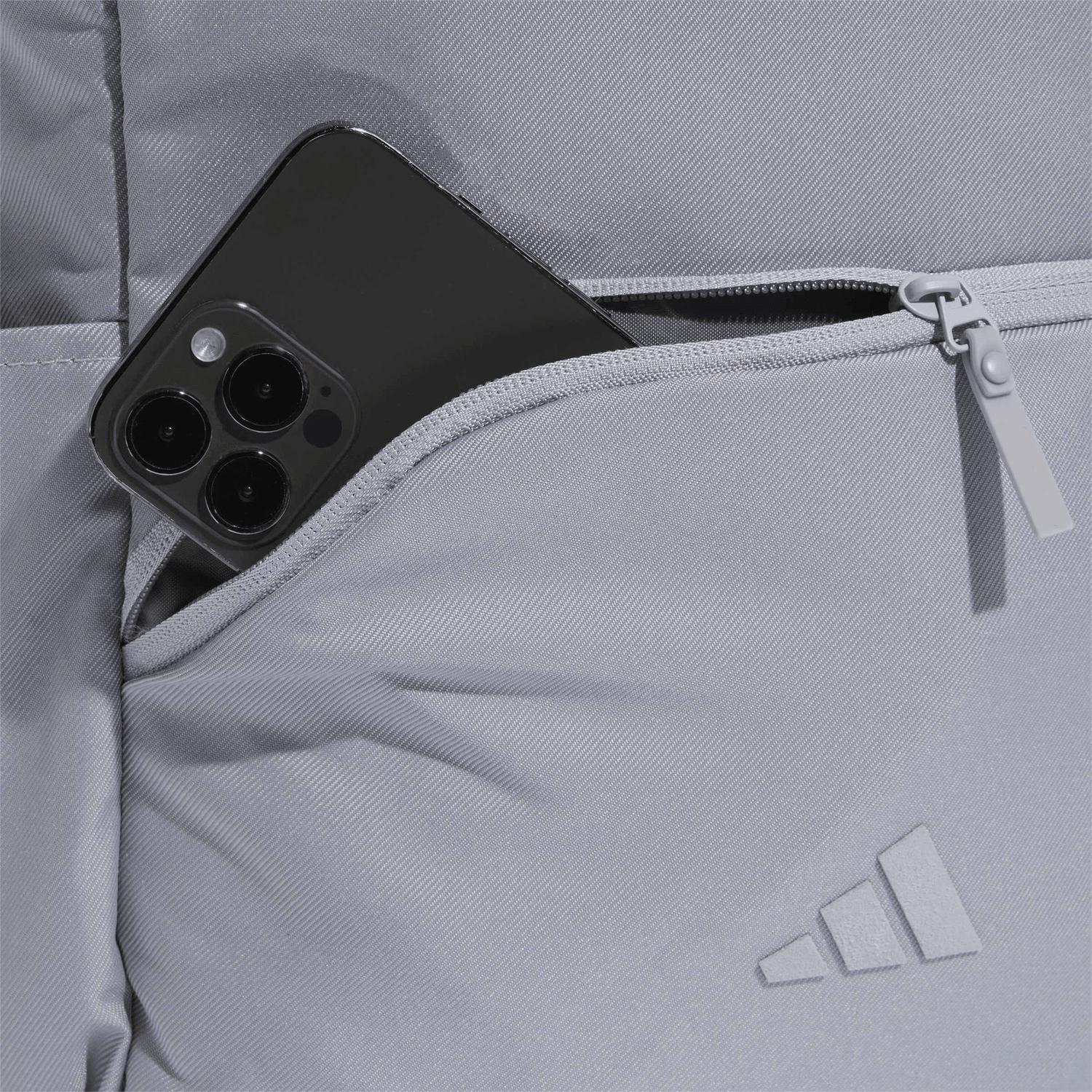 Mochila Adidas Prime Bp Unisex Escolar Gris Unisex 25L — imagen 4