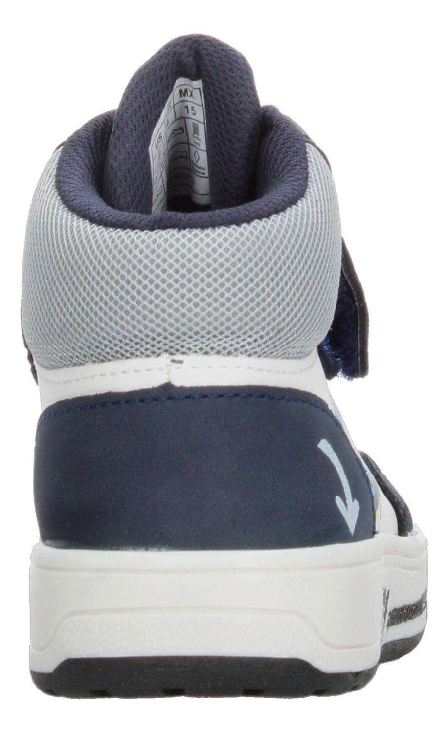 Tenis Niño Toddler Vavito Grafiti Azul Marino Mid Cut Tipo Bota Casual Cintas Velcro Ajustable — imagen 8