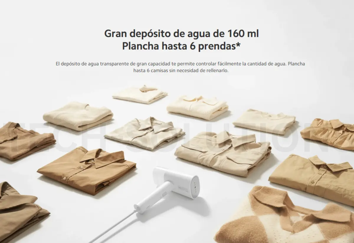 Xiaomi Plancha de Vapor - Handheld Garment Steamer — imagen 5