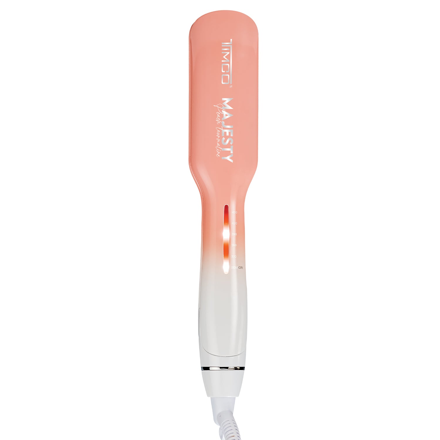 Plancha Alaciadora de Cabello Ajuste Automatico de Temperatura Majesty Peach Tourmaline Timco PHS127 — imagen 4