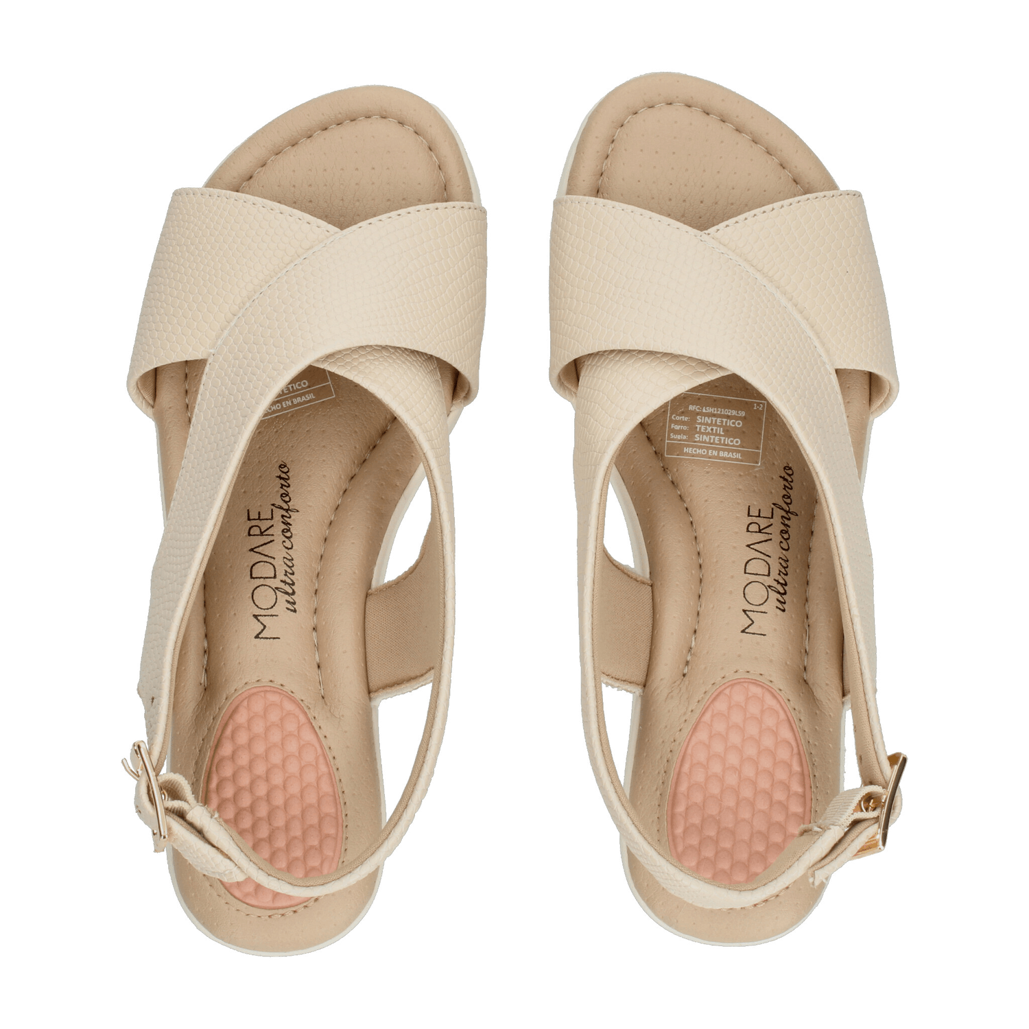 Sandalias Modare Dama Casual Cremita Mujer — imagen 10