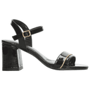 Sandalia EFE Dama Fiesta Elegante Moderno Negro Mujer