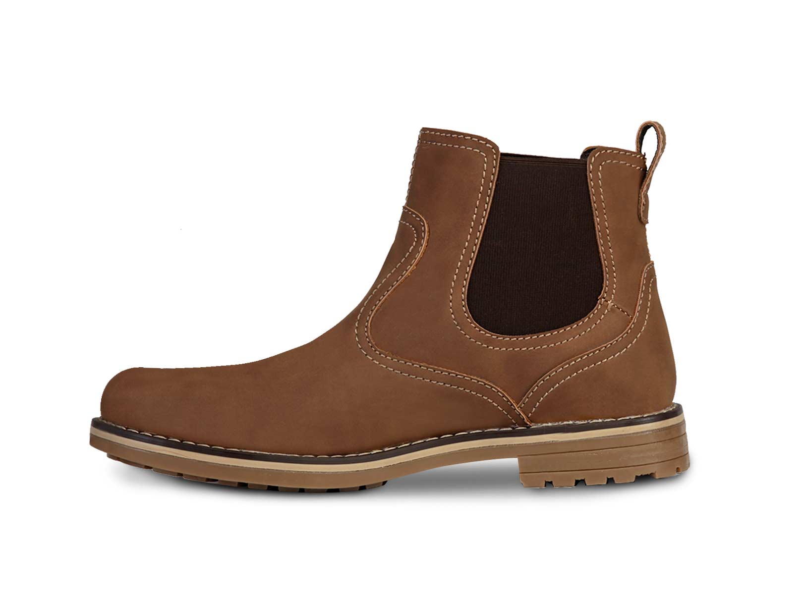 Bota hombre casual Vestir botin PRO WORK 89705 coax Canela — imagen 13