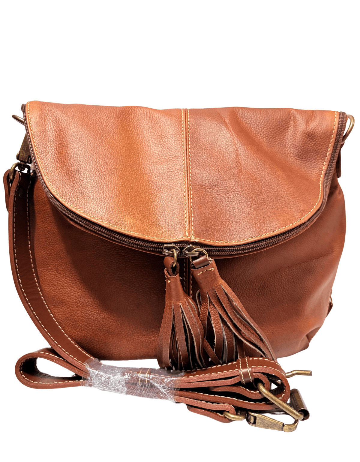 Bolsa Crossbody Expandible De Piel Legitima Con Barbitas Mujer 176 — imagen 15