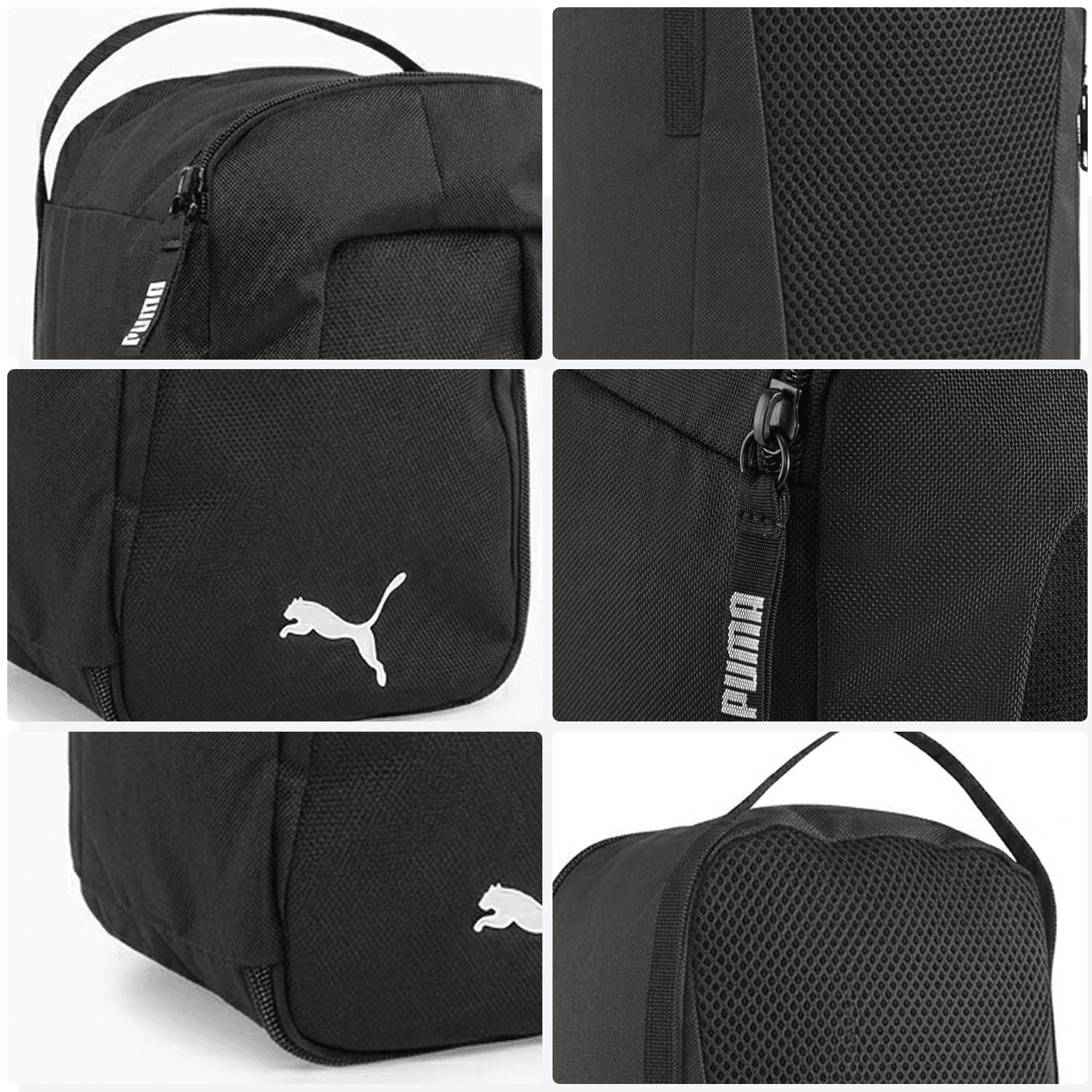 Bolso Puma Teamgoal Hombre Para Tacos Futbol Soccer Negro Caballero — imagen 4