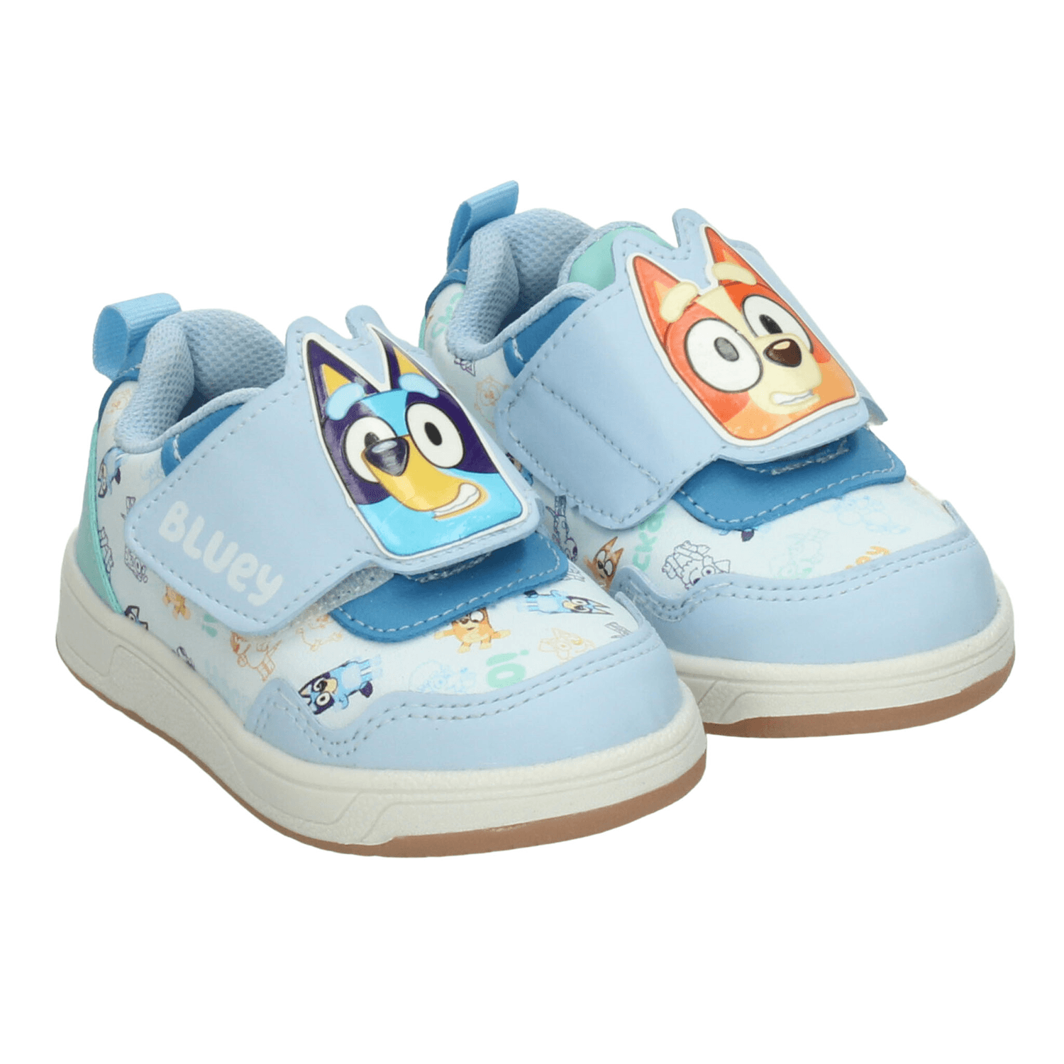 Tenis Bluey Niña Casual Cinta Adhesiva Azul Infantil T12-15 — imagen 6