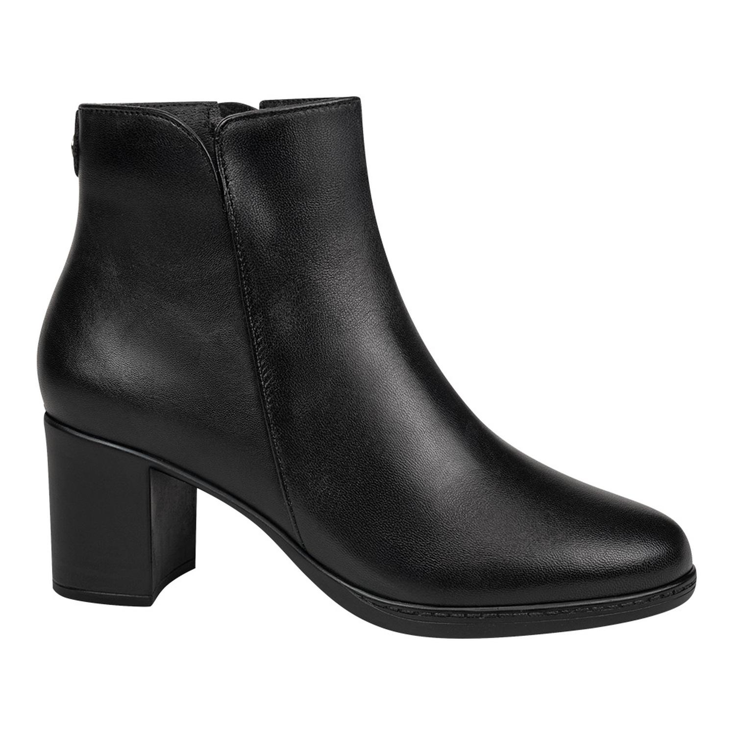 BOTA DAMA MANET CONFORT PIEL BORREGO TACON MEDIO 7Cm 1344035 — imagen 2