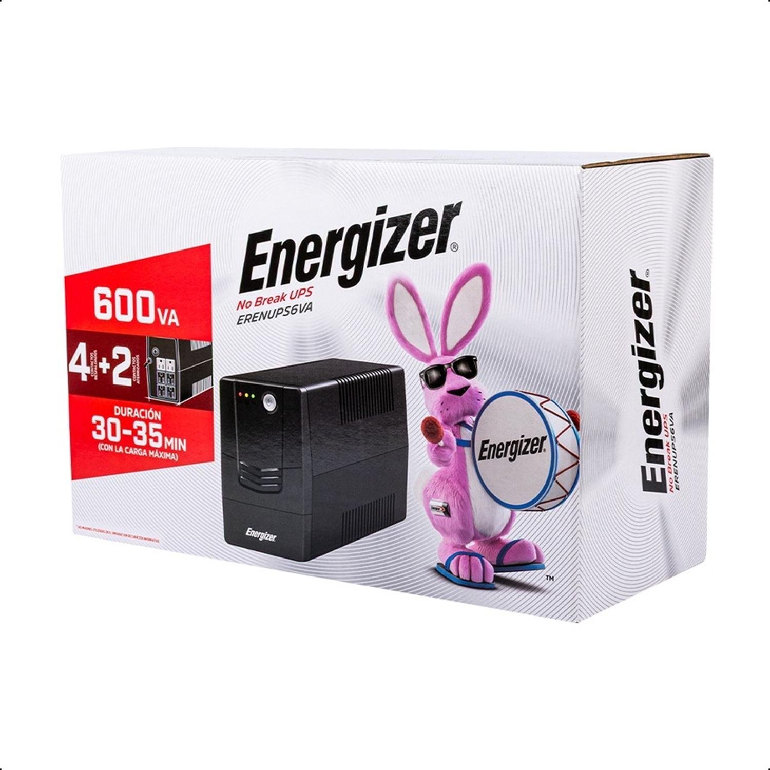 No Break UPS Energizer 600VA 360W Respaldo Eléctrico — imagen 2