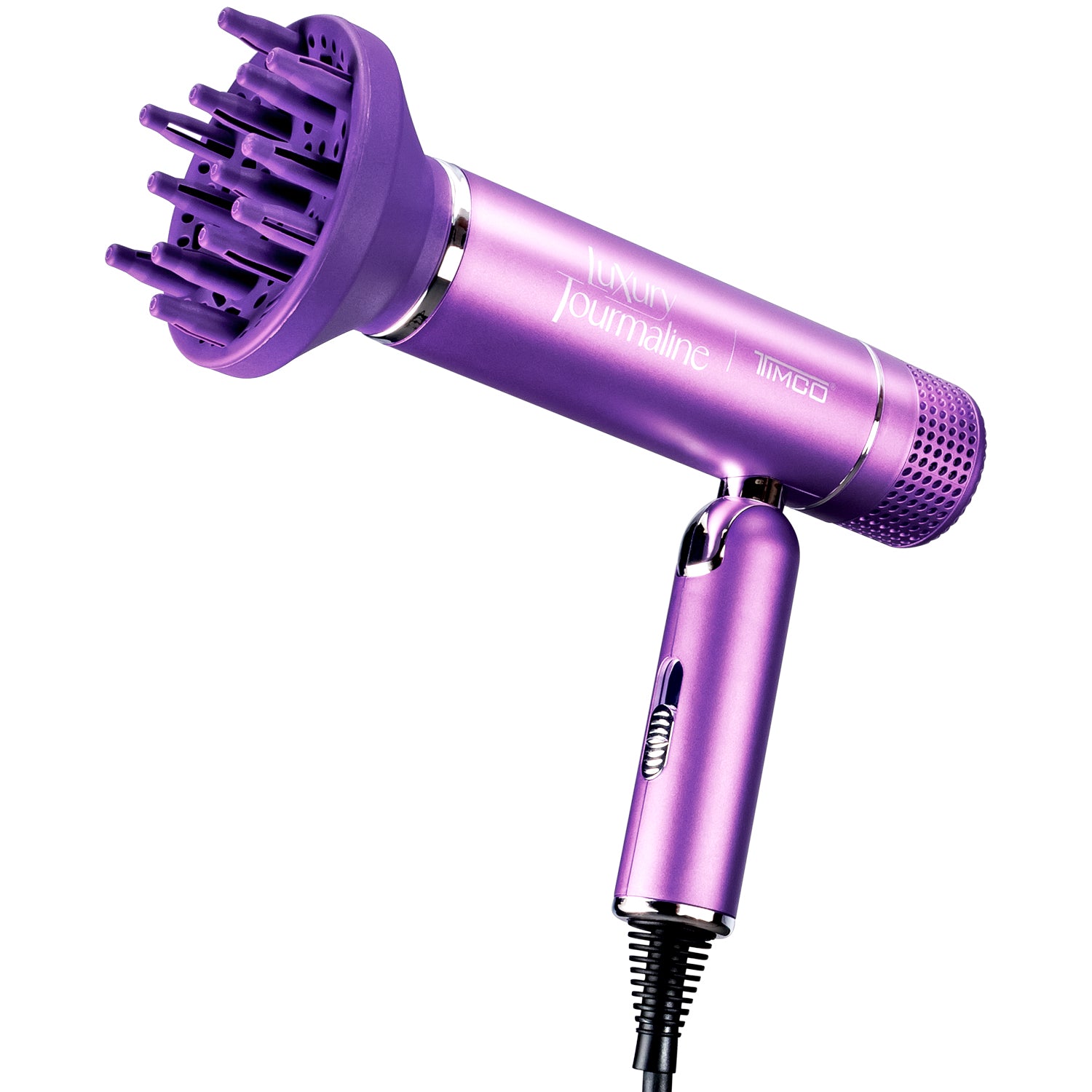 Secadora de Cabello Plegable con Difusor y Boquilla Luxury Tourmaline Timco SM3600 — imagen 4