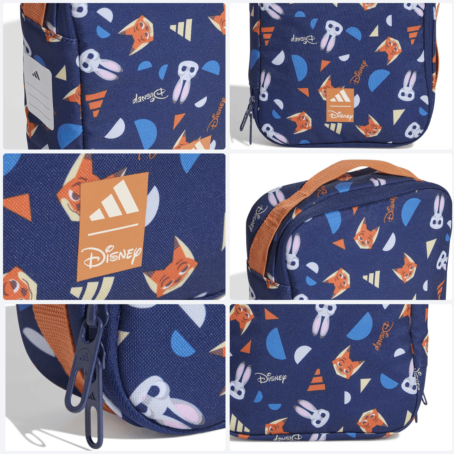 Lonchera Adidas Zootopia Niño Escolar Azul Infantil — imagen 7