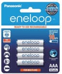 Pila Panasonic Eneloop AAA Recargable Con 4 Unidades 800mAh 1.2v