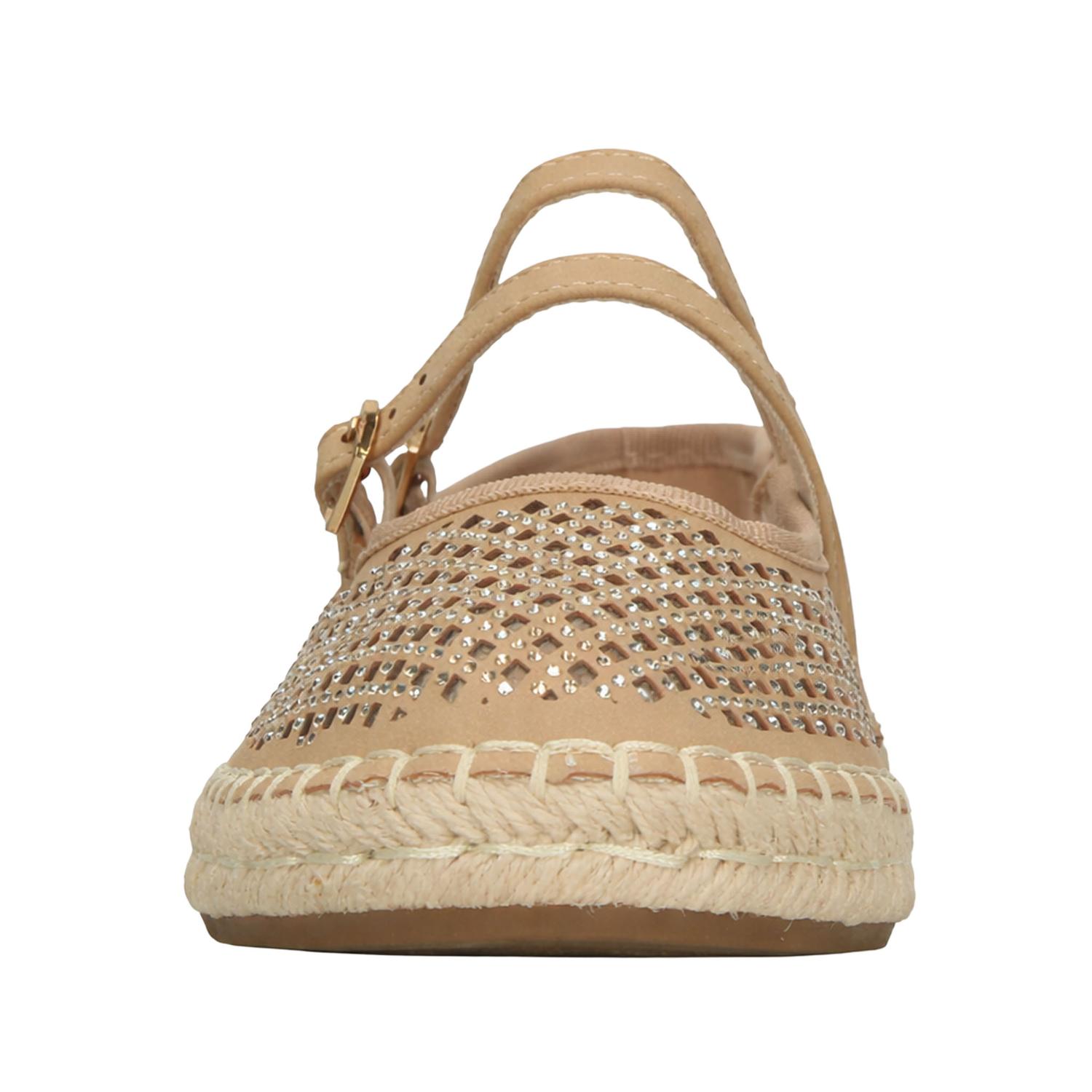 Zapato Efe Dama Casual Hebilla Doble Cómodo Moda Beige Mujer — imagen 6