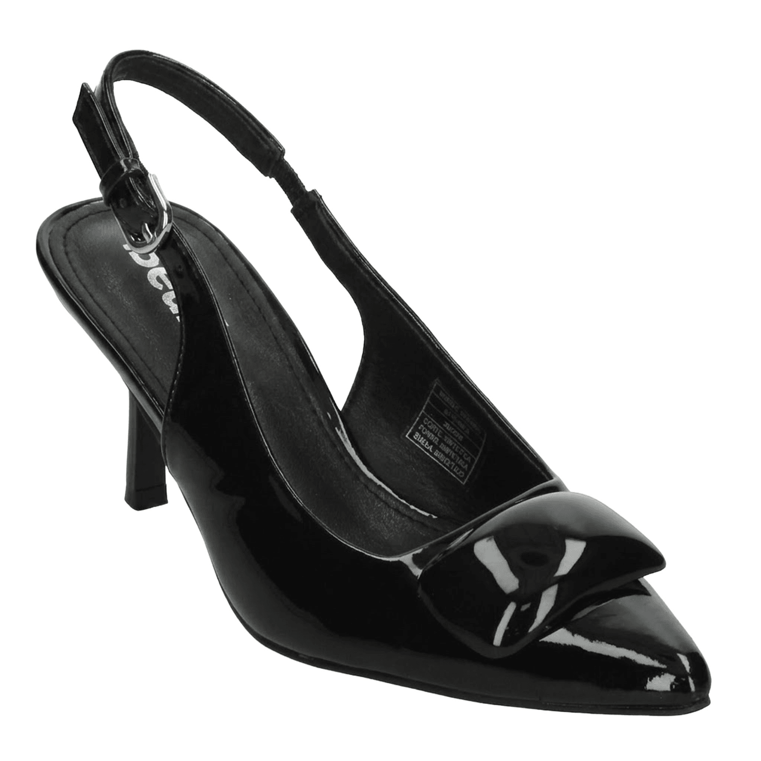 Zapatillas Berlin Dama Negro Casual Formal Tacón Mujer — imagen 3