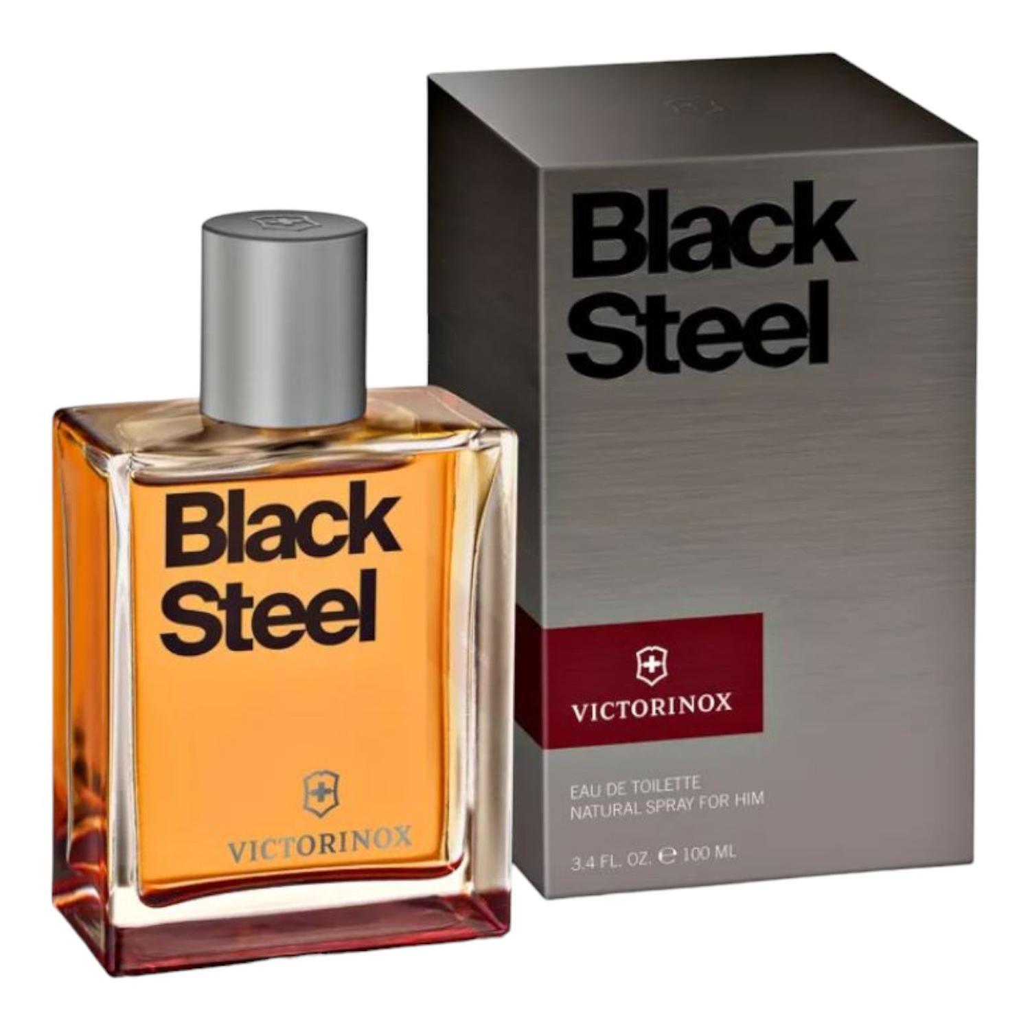 SWISS ARMY BLACK STEEL EDT 100 ML — imagen 3