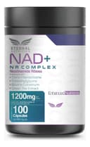 Essentials: NAD+ NR Complex, Nicotinamida Ribósida + Calostro + Trans-Pterostilbeno, 100 Cápsulas