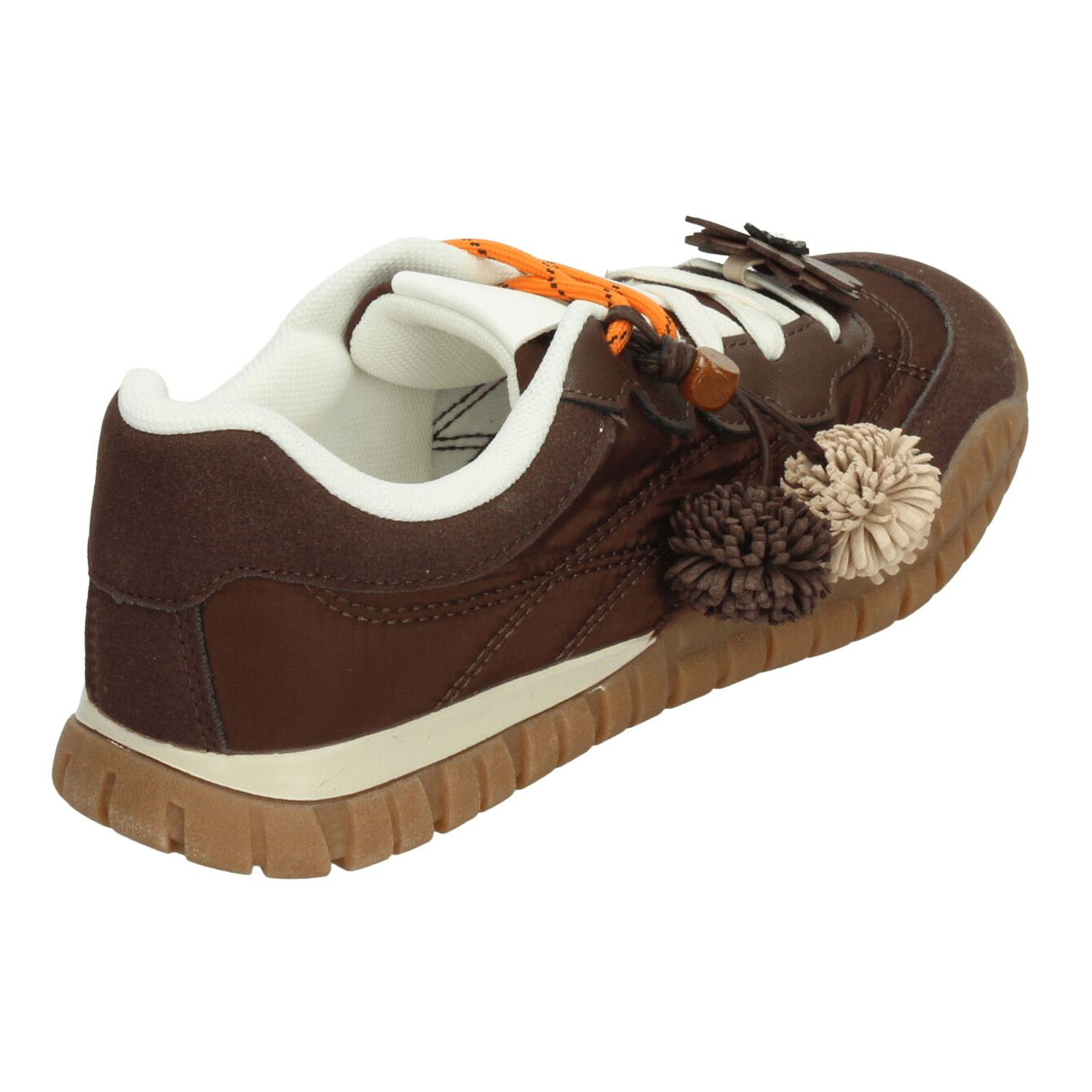 Tenis Berlin Dama Casual Cintas Urbano Café Mujer — imagen 3