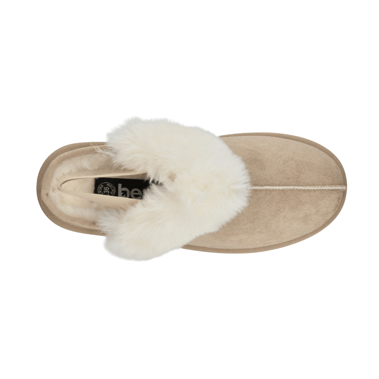 Zapato Berlin Dama Beige Peluche Para Mujer — imagen 9