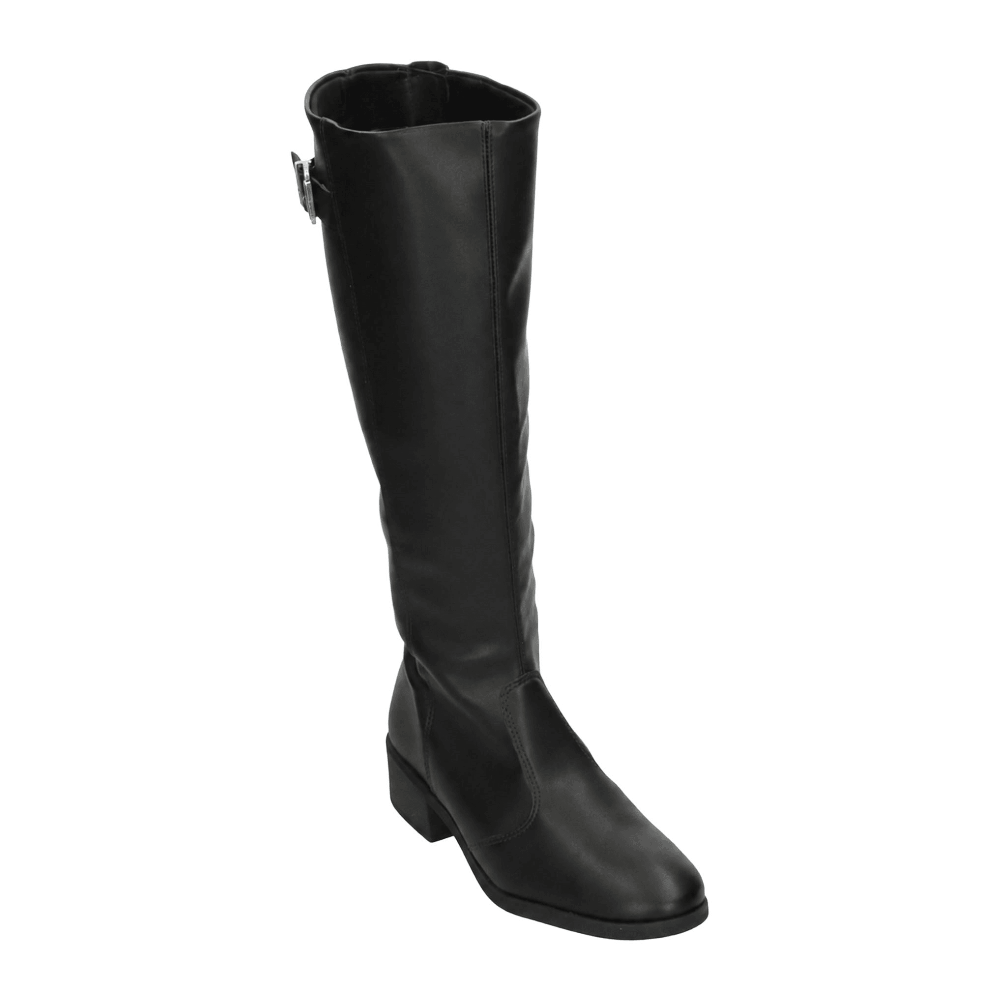 Bota Beira Rio Dama Casual Larga Cierre Negro Mujer — imagen 13