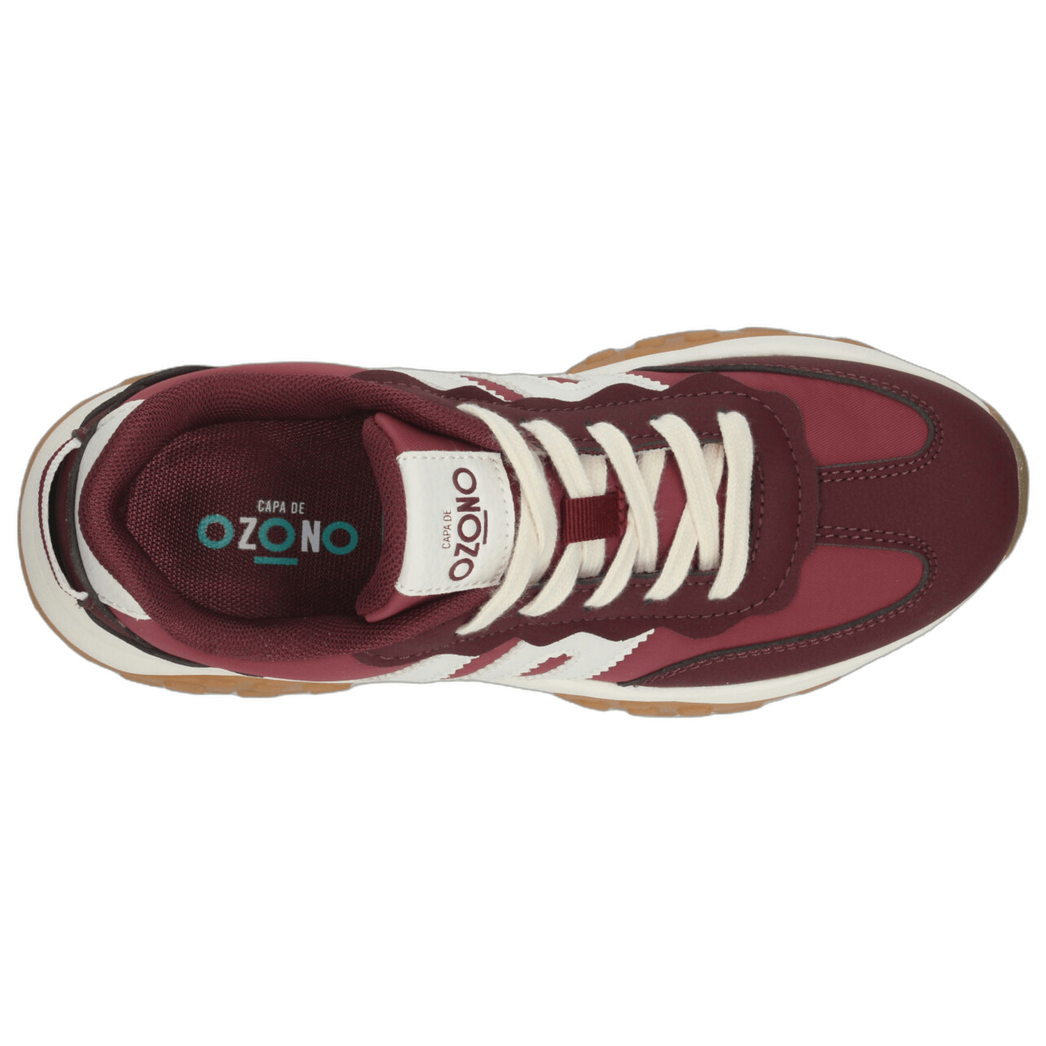 Tenis Ozono Dama Casual Plataforma Rojo Mujer — imagen 8