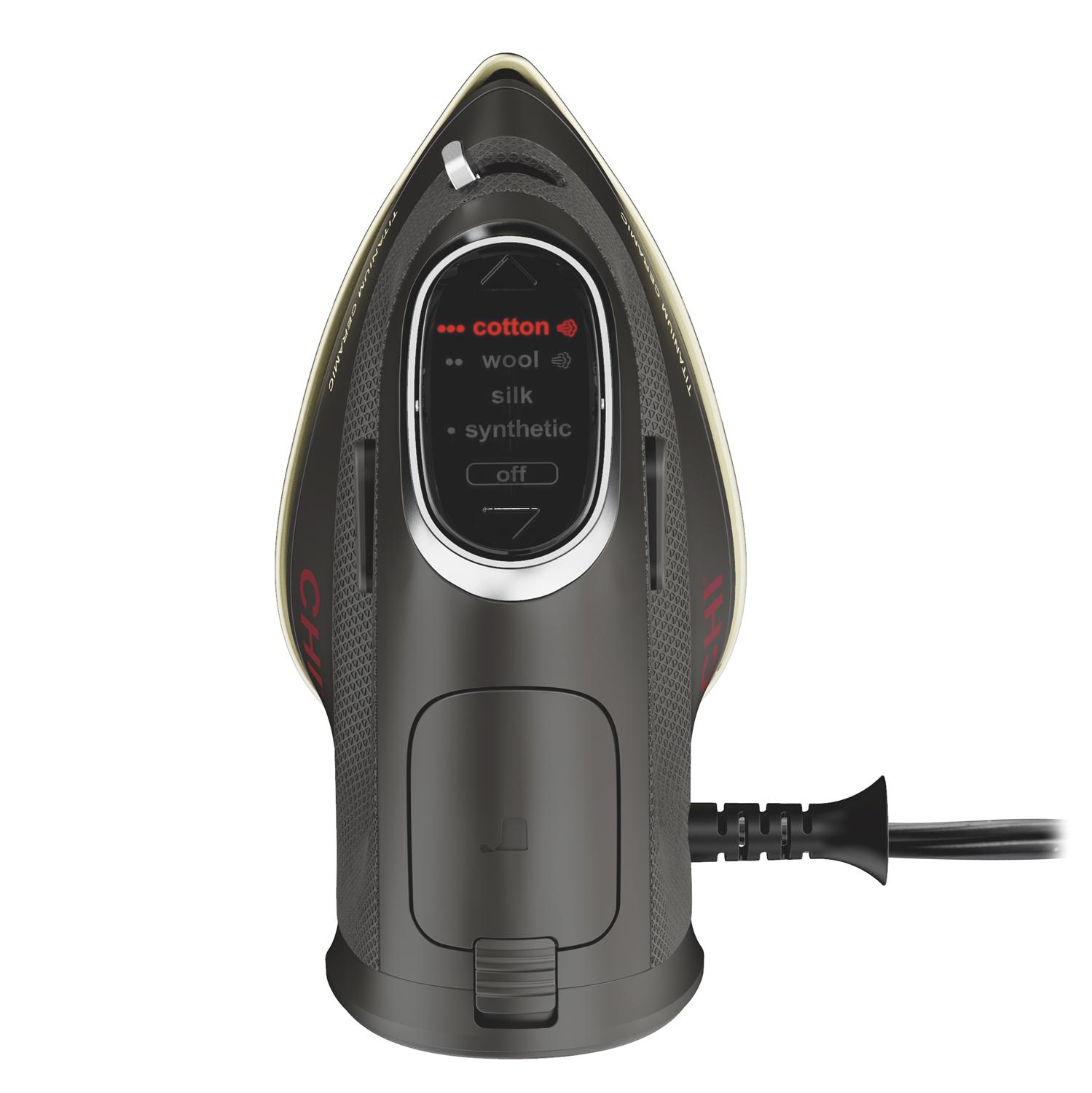 PLANCHA ELECTRONICA CHI 13120 CABLE RETRACTIL HAMILTON BEACH — imagen 3