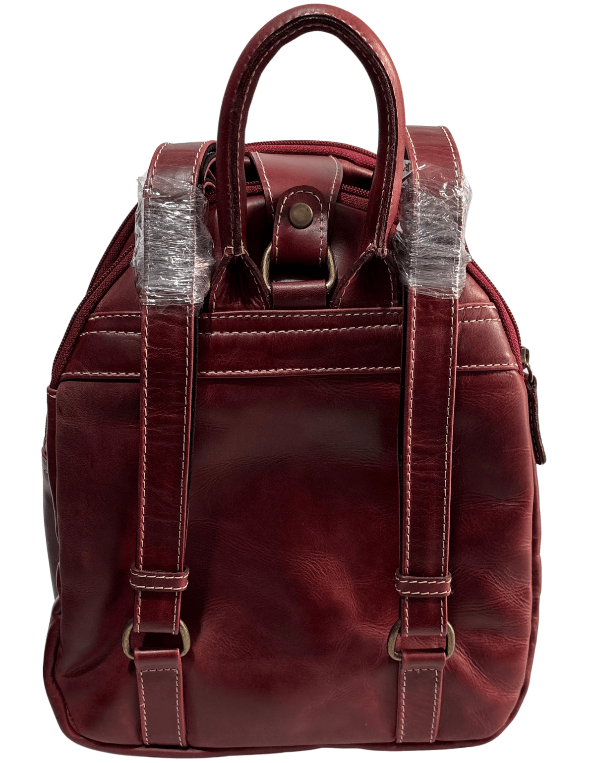 Mochila Piel Legitima Ternera Original Antirrobo Impermeable Escandinavia — imagen 8
