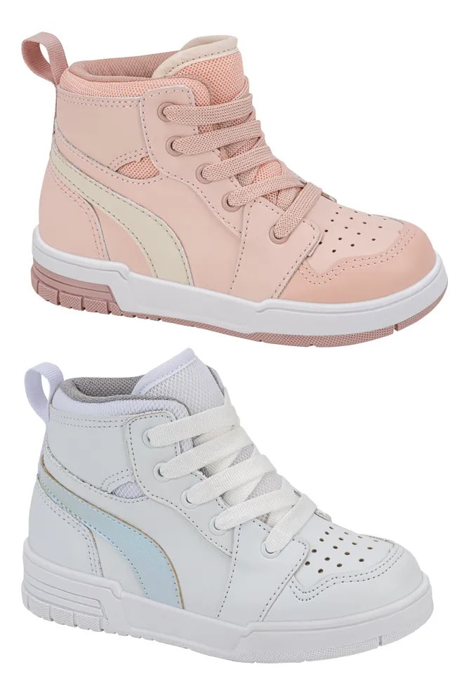 Tenis Escolar Urban Shoes Niña Kit 2 Pares Liso 1342209 — imagen 8