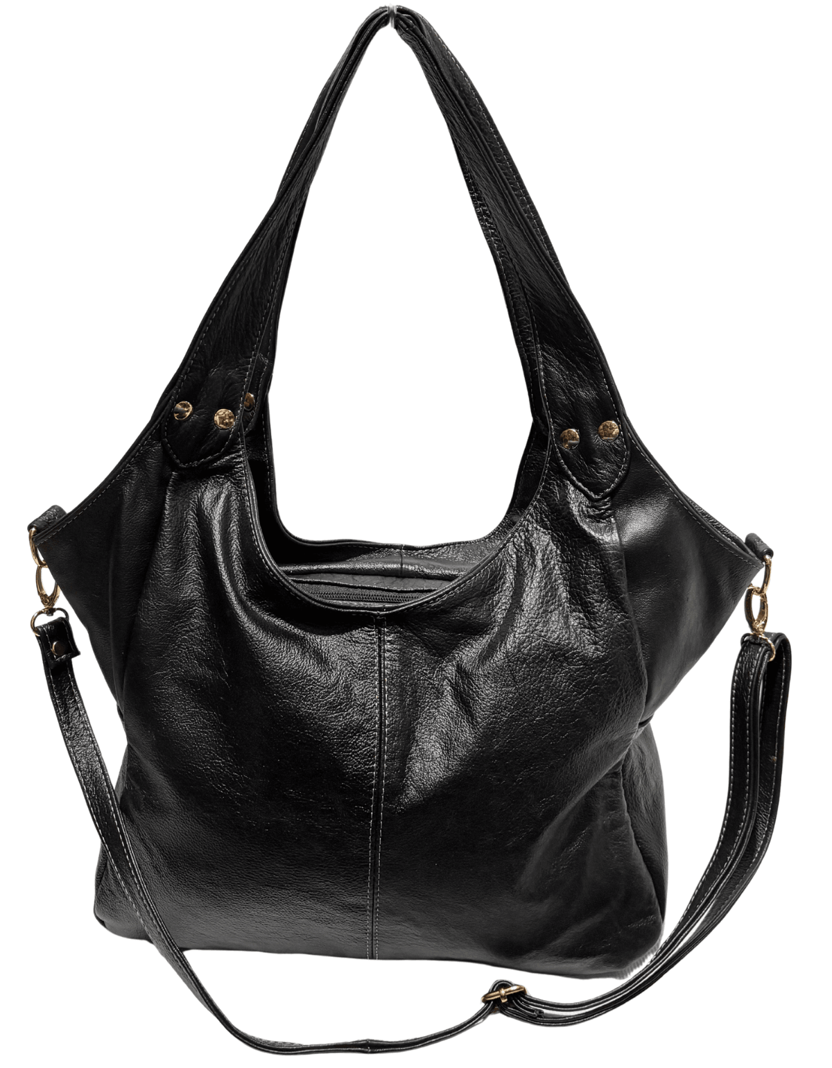 Bolsa De Piel Legitima Original Grande Tote De Hombro Jf70 — imagen 6