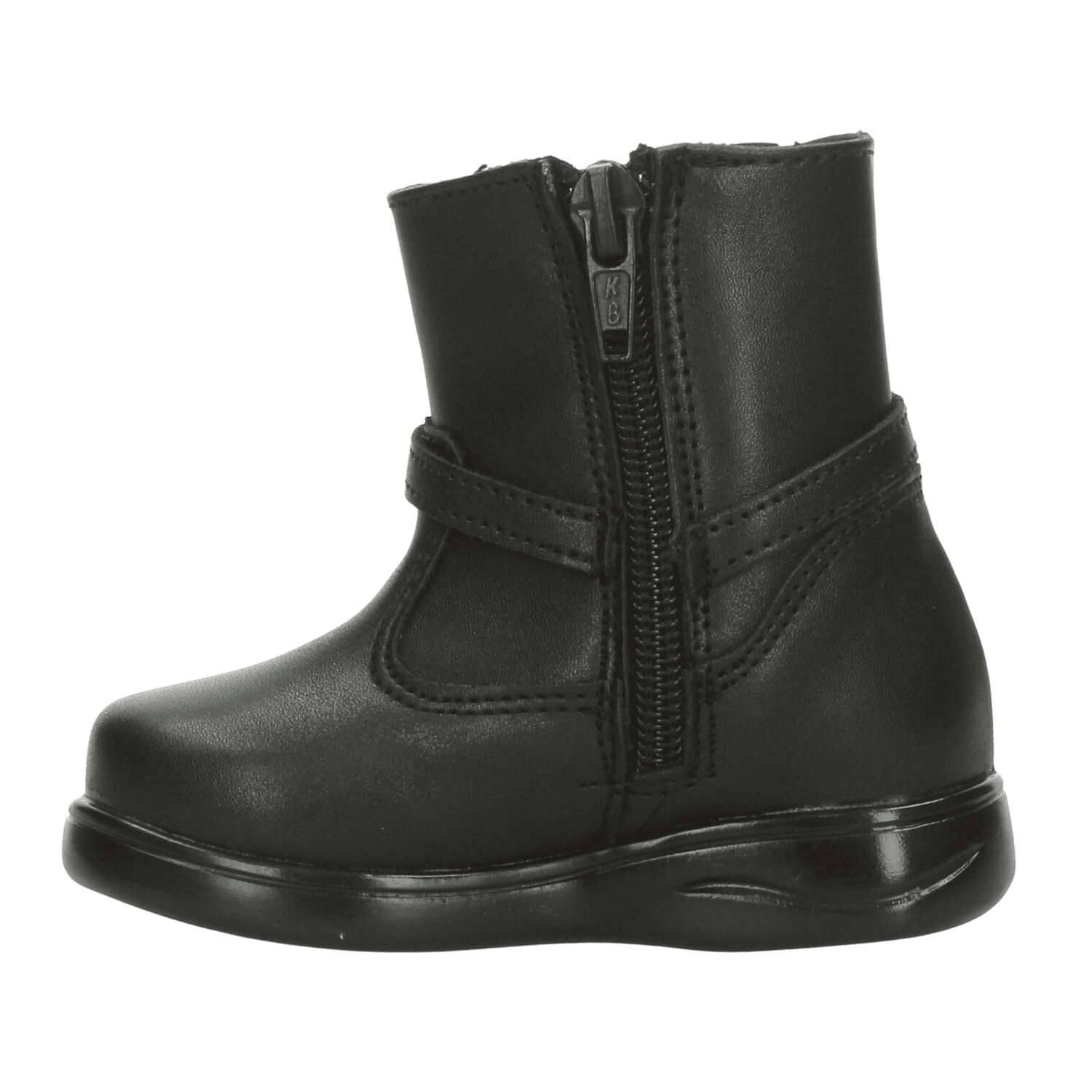 Bota Yuyin Niña Casual Cierre Negro Infantil T12-15 — imagen 5