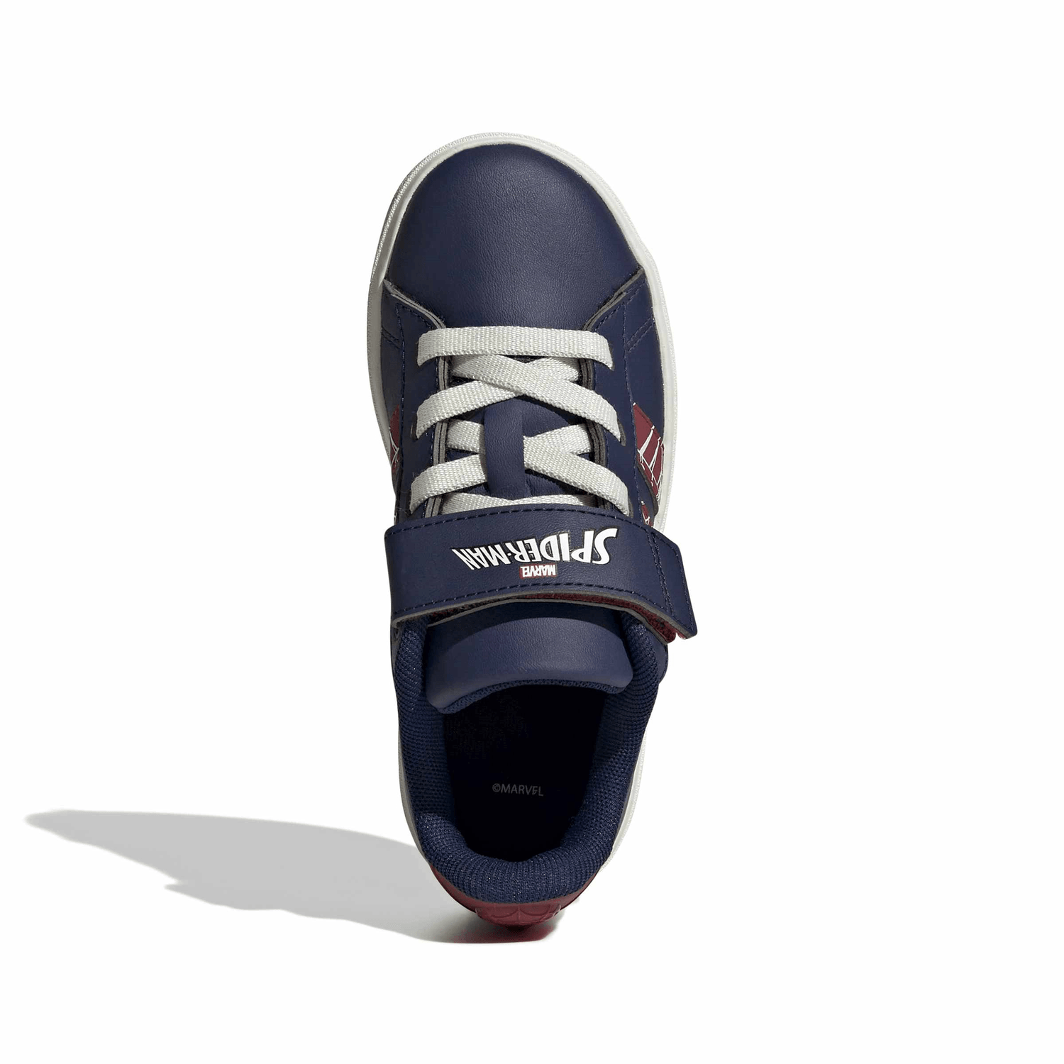 Tenis Adidas Grand Court Spider-man Niño Casual Azul Infantil T16-22 — imagen 7
