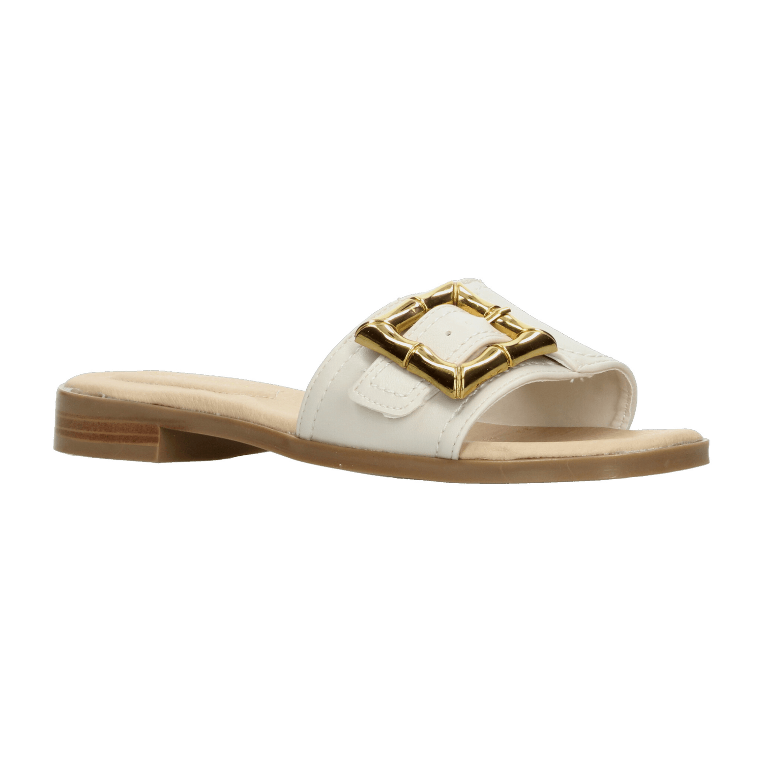 Sandalias Paulina Dama Piso Casual Latte Mujer — imagen 2