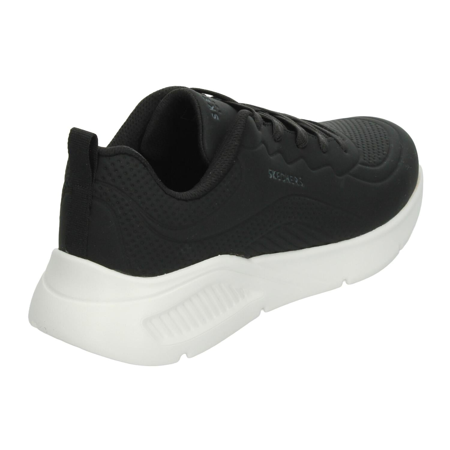 Tenis Hombre Skechers Street Uno Lite Negro Casual Caballero — imagen 4
