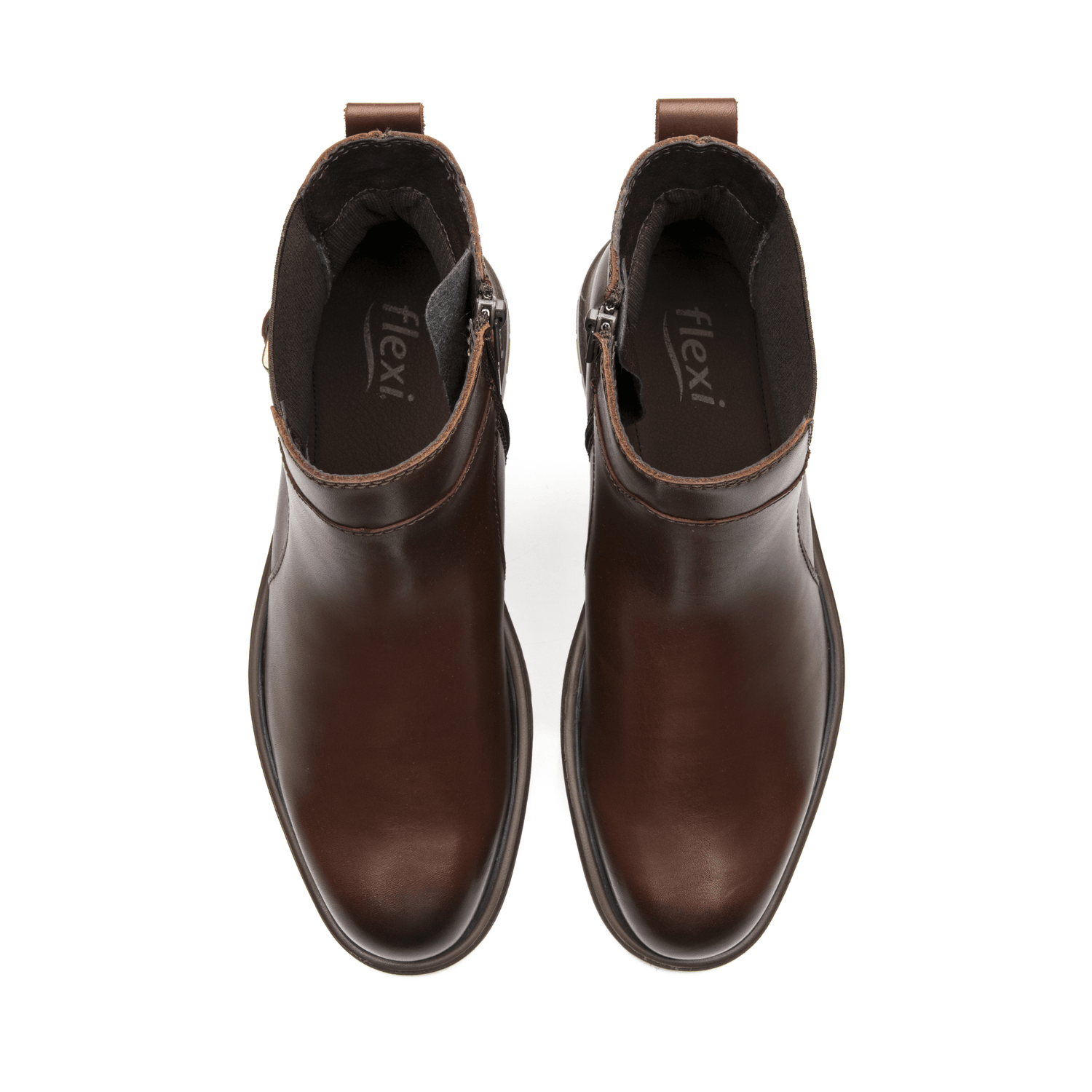 Bota Flexi Hombre Café Piel Casual Para Caballero — imagen 8