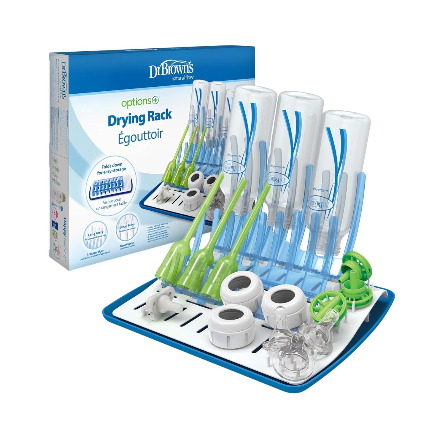 Escurridor Dr Brown's Biberones Y Accesorios Drying Rack Plegable — imagen 1