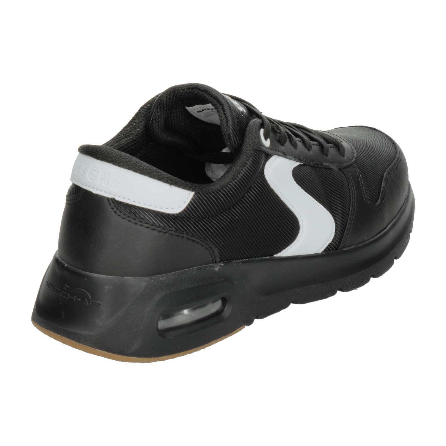 Tenis Hombre Skechers Negro Casual Caballero — imagen 6