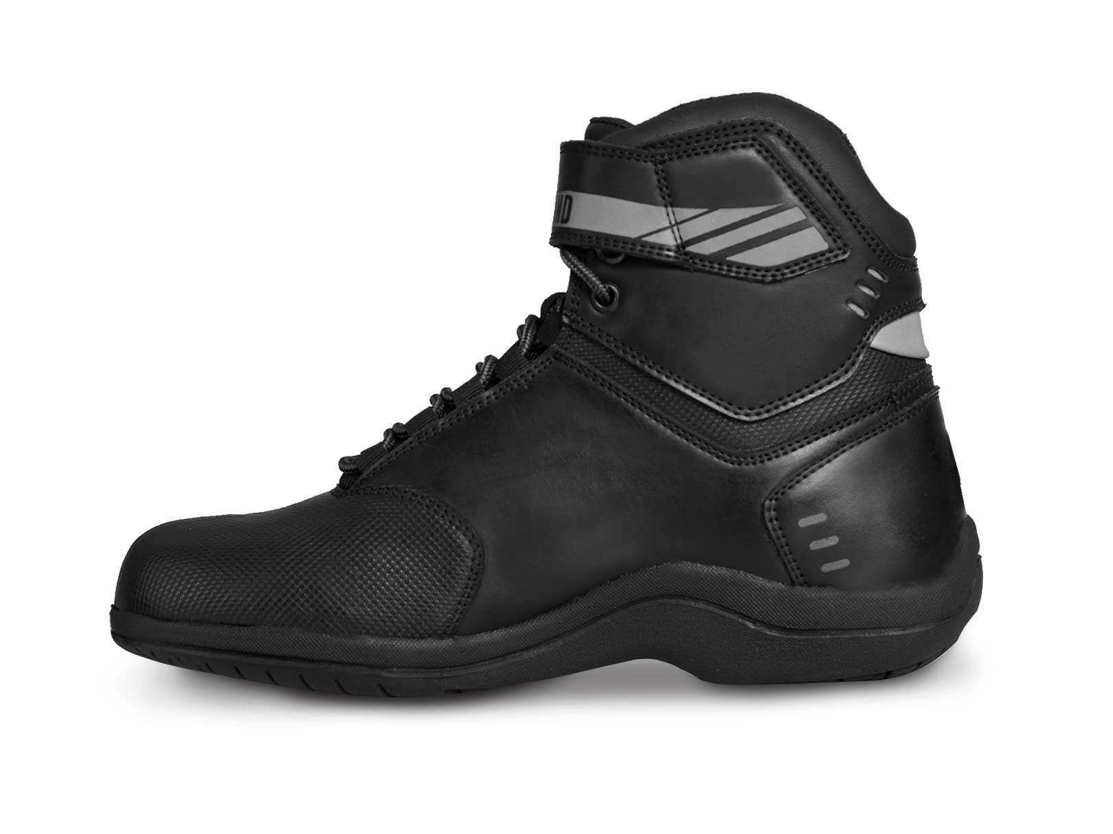 Bota mujer motociclista biker botin moto WKL 80016 Negro N — imagen 13