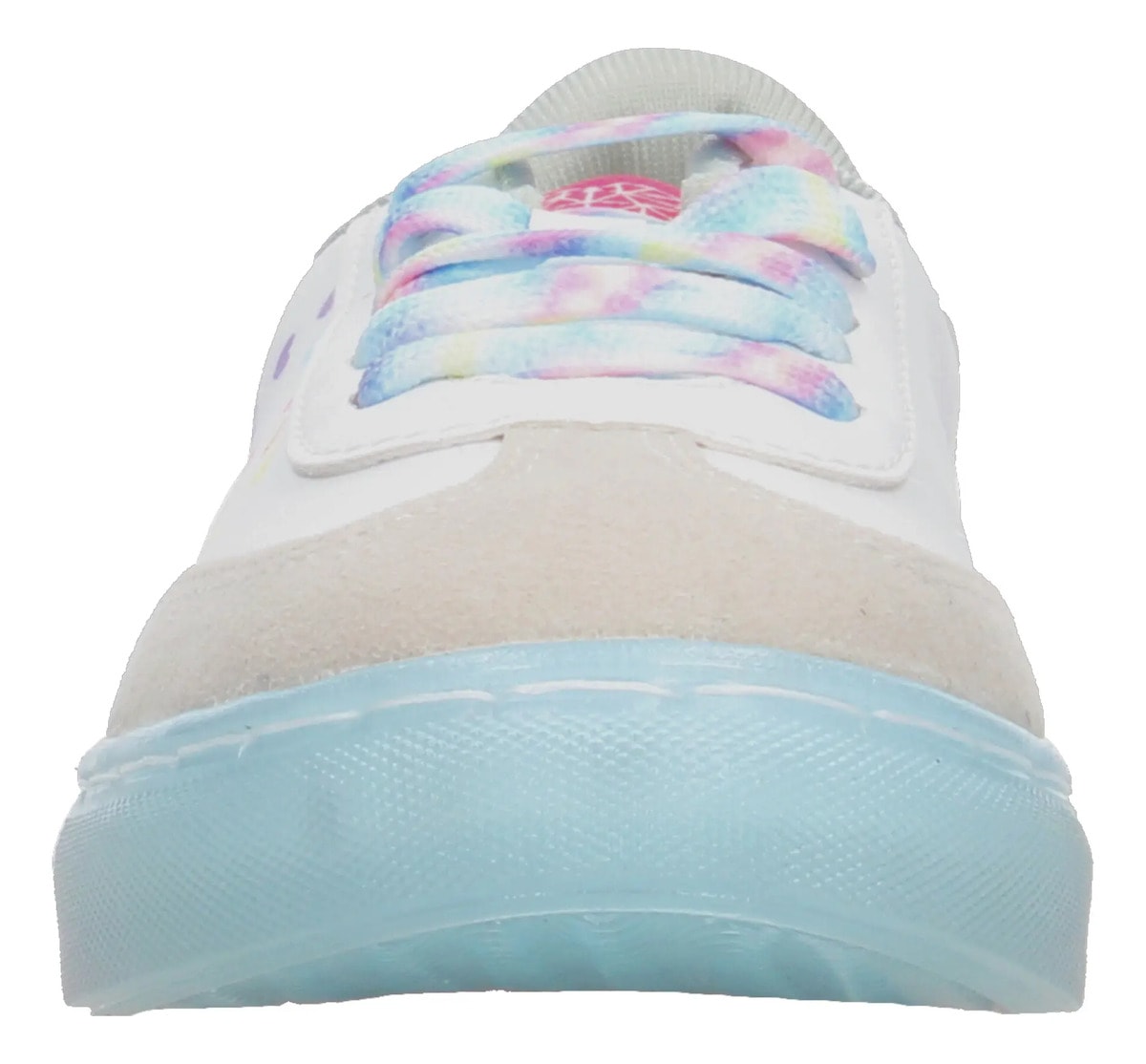 Tenis Tropicana Niña Diseño Multi Corazones Casual Cómodo Ajuste Cintas Deportivo Blanco T18-24 — imagen 12