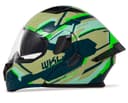 Casco WKL Motocicleta Dot Abatible CH-103 FINISH-VERDE