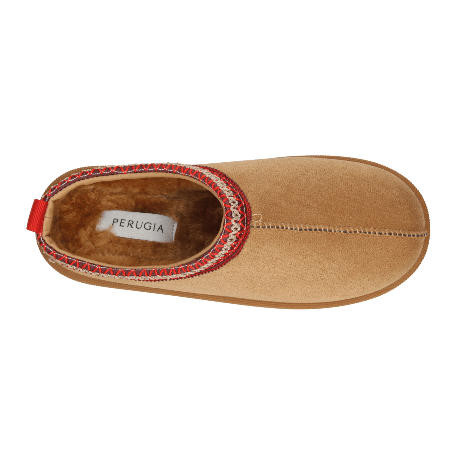 Zapato Perugia Dama Zueco Casual Pantufla Plataforma Café Mujer — imagen 8