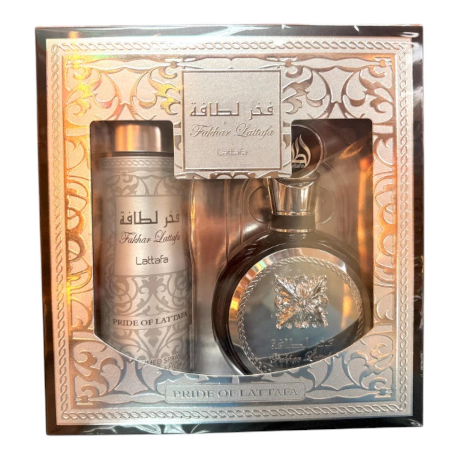 LATTAFA SET FAKHAR BLACK 2 PIEZAS — imagen 2
