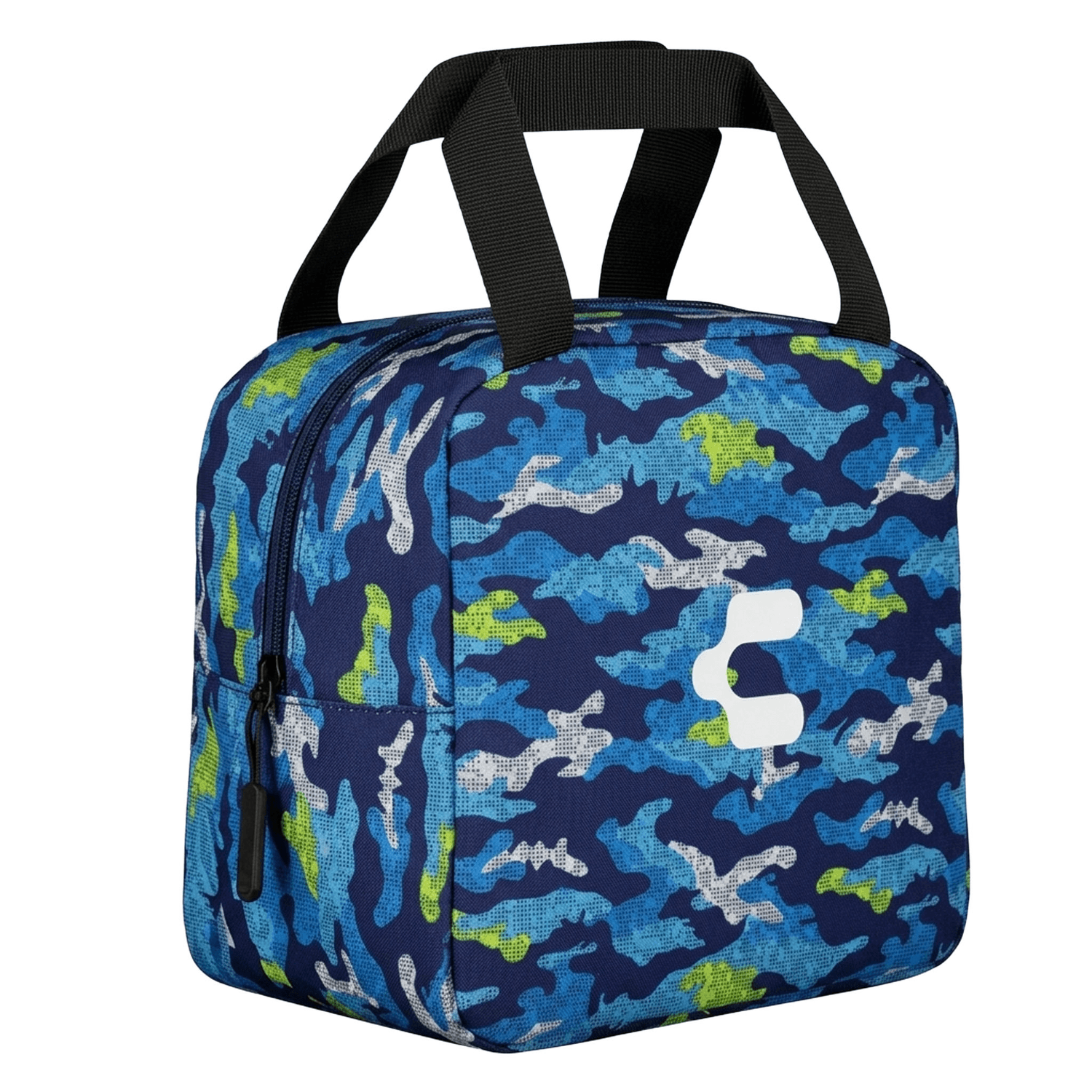 Set de Mochila Charly Camuflaje Niño Azul Escolar Lonchera Infantil — imagen 4