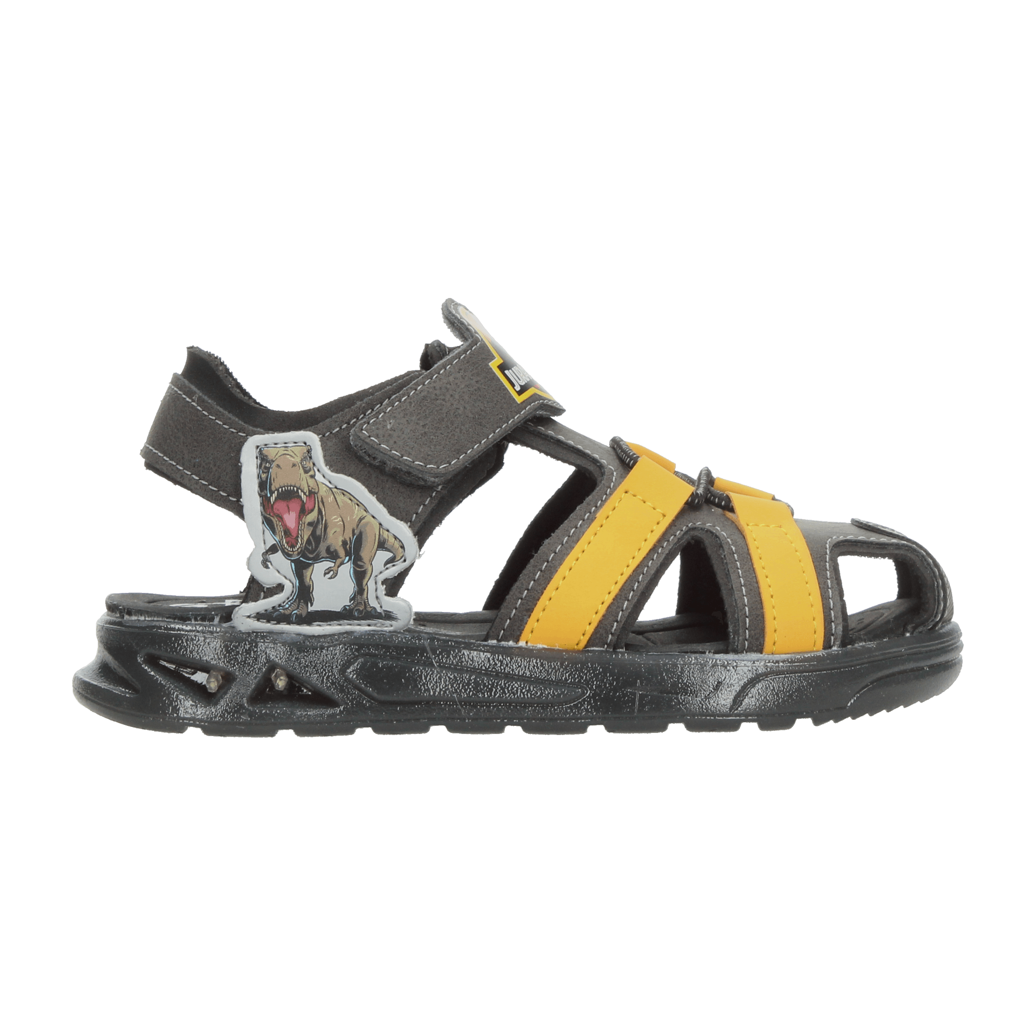 Sandalias Jurassic park Niño Gris Casual Luz LEd Infantil T18-22 — imagen 3