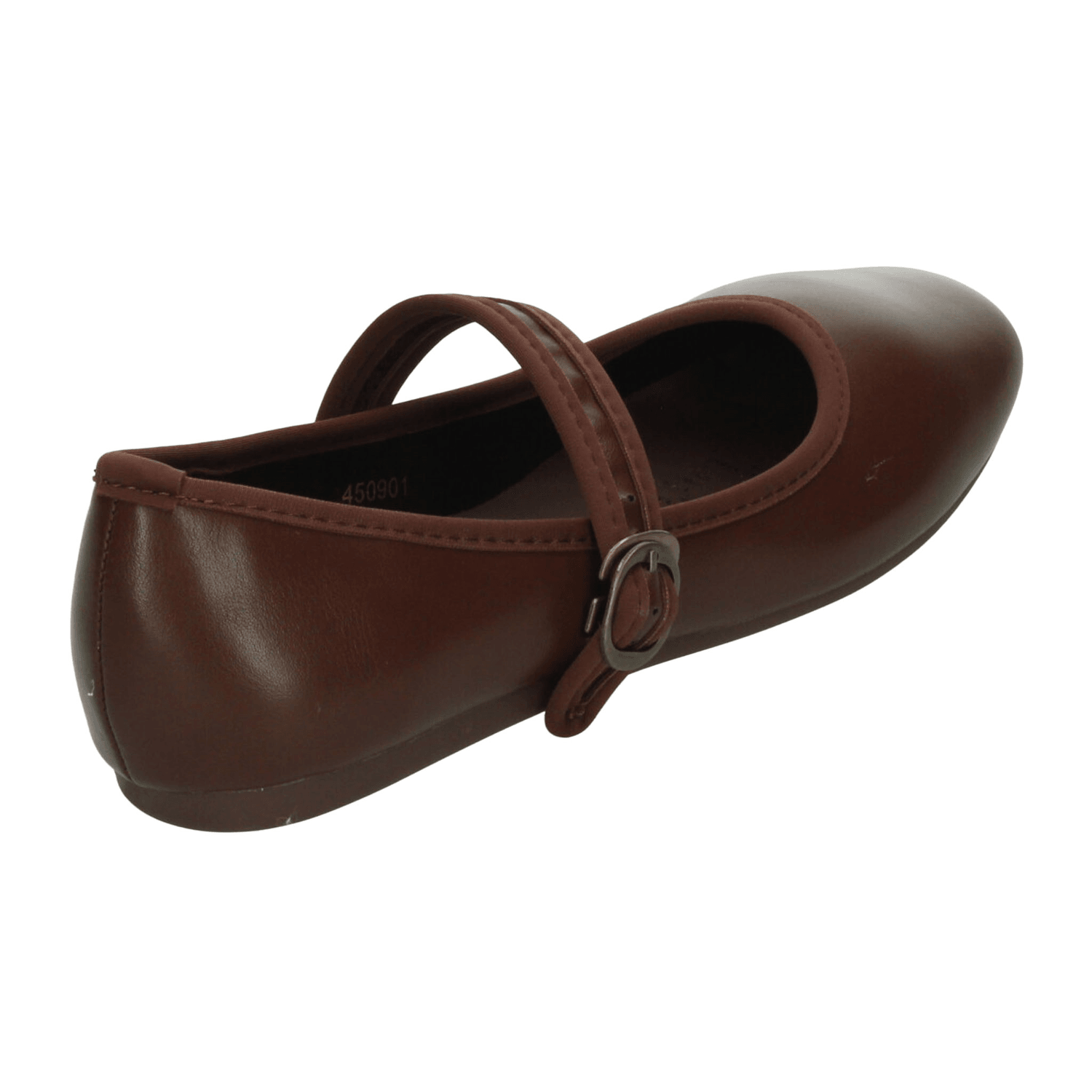 Flat Efe Dama Casual Hebilla Mary Jane Café Mujer — imagen 3