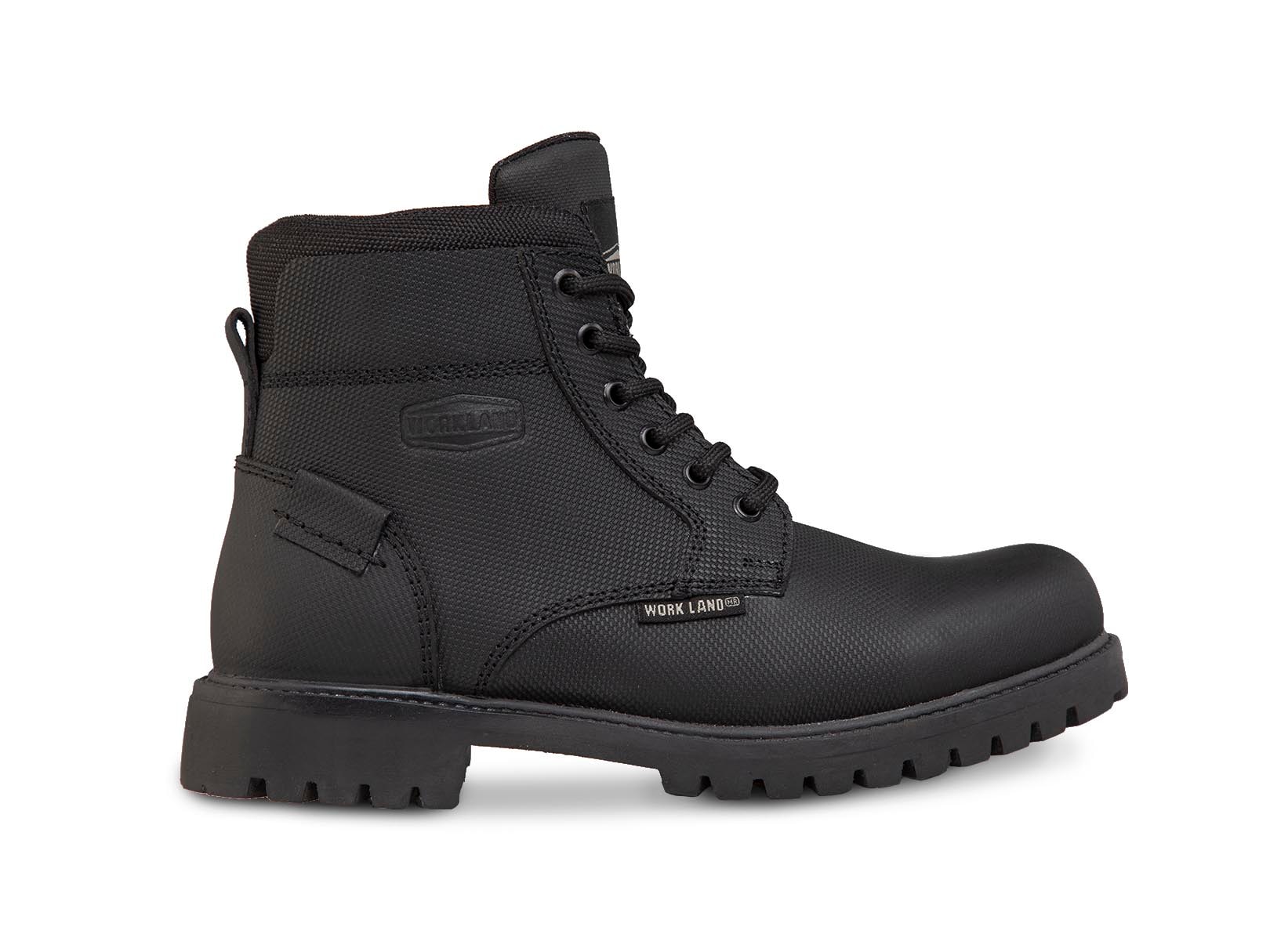 Botín casual Hombre Bota de piel Workland 77607 Negro — imagen 7