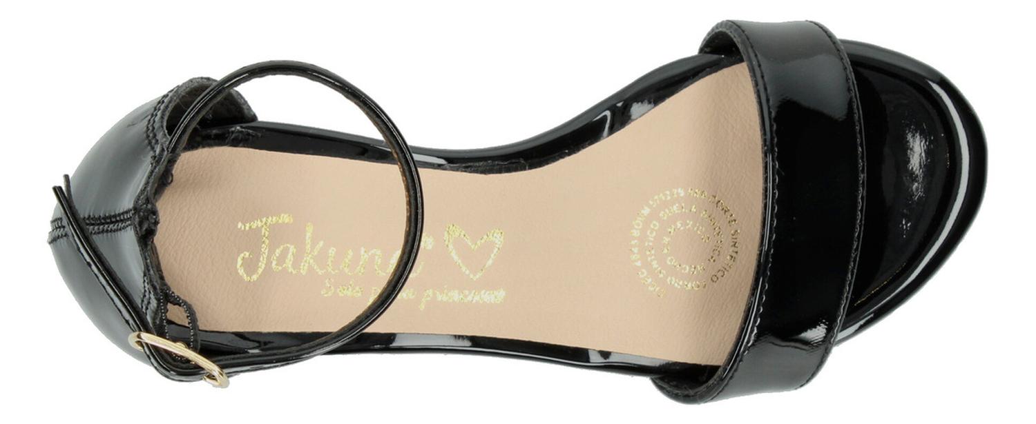 Sandalias Jakuna Niña Tacón Casual Negro Infantil T18-24 — imagen 8