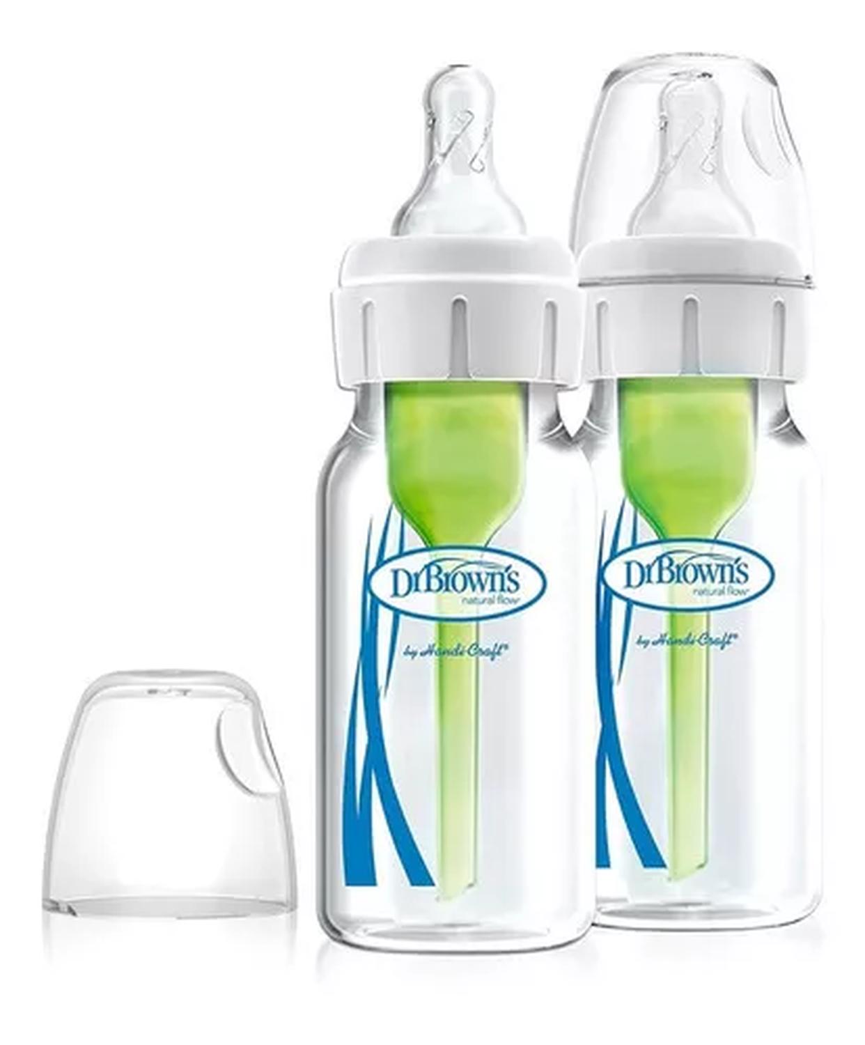 Biberón Vidrio/cristal Options+ Dr Brown's 120ml/4oz — imagen 1