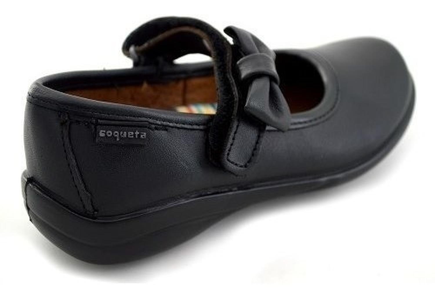 Zapato Niña Coqueta Negro Escolar Infantil T15-27 — imagen 5