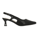 Zapatillas Berlin Dama Fiesta Formal Slingback Negro Mujer